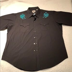 🐔🐔🐥🐥Ely snap up short sleeve shirt🐥🐥🐔🐔